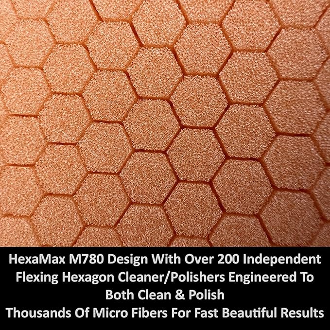 Keyfit Tools SmoothOperator PROFESSIONAL Drill Powered Hardwood Floor Wood Table Cleaner Polish Sealer ~HexaMax M780 Proprietary Non Abrasive Cleaning/Polishing/Sealing Material