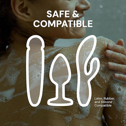 Swiss Navy Premium Toy & Body Spray Cleaner - 6 oz - Body-Safe, Gentle, Dermatologically Tested Cleanser for Toys & Intimate Areas - Safe for Silicone, Rubber & Latex Toys - Lavender Scent