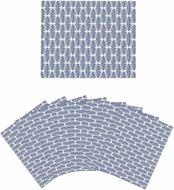 8 Pack Abstract Gradient Kitchen Dish Cloths, Leaves Texture Dishcloths for Kitchen, Reusable Paper Towels, Super Absorbent Quick Drying Washcloths Cleaning Wipes, 8x7 inch