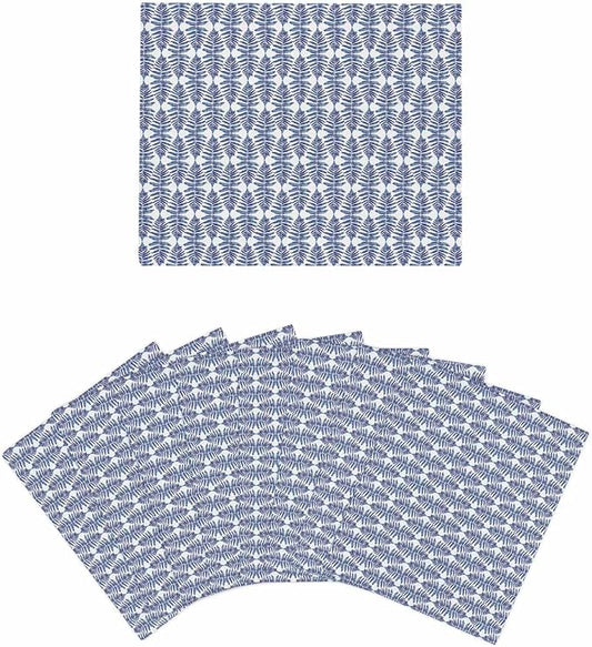 8 Pack Abstract Gradient Kitchen Dish Cloths, Leaves Texture Dishcloths for Kitchen, Reusable Paper Towels, Super Absorbent Quick Drying Washcloths Cleaning Wipes, 6x5 inch