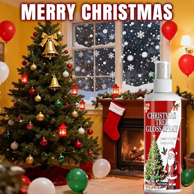 Shine Spray – 100ml | Tree And Balloon Glitter Cleaner Spray | Cleaning Liquid | Multi-Purpose Care Solution For Glass Mirrors Electronics Cars Home Office Kitchen Bathroom Easy Application Re