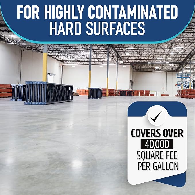 Maintain Grip Non-Slip Cleaner (Gallon) Concentrated Floor Cleaner for Tiles, Concrete and Natural Stone…