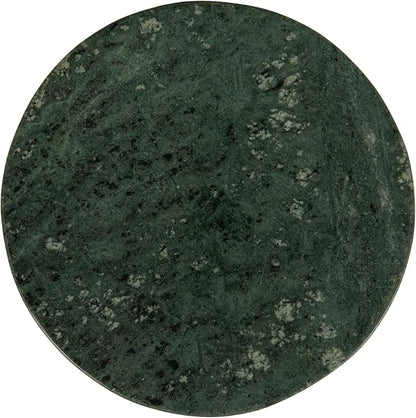 Creative Co-Op Marble Round Soapdish, Green