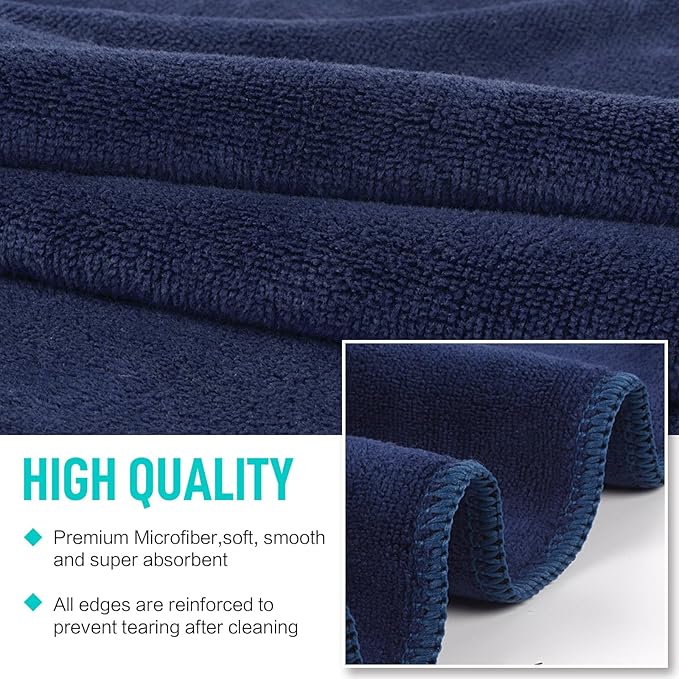 SINLAND Microfiber Gym Towels Super Absorbent Compact Travel Workout Towel Quick Dry Camping Sweat Towel for Sports Beach Swimming Backpacking Hiking and Yoga Men Women 16 Inch X 32 Inch