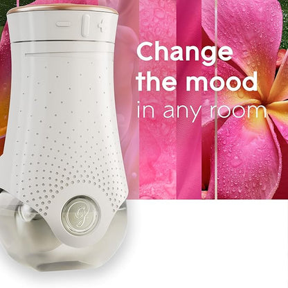 Glade PlugIns Refills Air Freshener, Scented and Essential Oils for Home and Bathroom, Exotic Tropical Blossoms, 1.34 Fl Oz, 2 Count