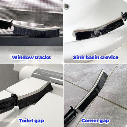 Holikme Dryer Vent Cleaner Kit - 5 Piece Flexible Snake Tool for Lint Removes & Hair Clogs, Suitable for Drain Pipes,Condenser, Refrigerator Coils, Radiators, Toilets, Sinks & Tile Grout