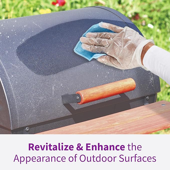 Rejuvenate Outdoor Restorer Wipes,Individually-Wrapped Pre-Saturated Microfiber Wipes Restore Faded & Weathered Surfaces Such As Patio Furniture, Shutters, Siding, Mailboxes & More,5 Count(Pack of 2)