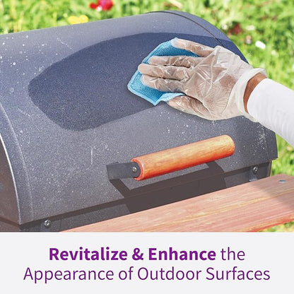 Rejuvenate Outdoor Restorer Wipes,Individually-Wrapped Pre-Saturated Microfiber Wipes Restore Faded & Weathered Surfaces Such As Patio Furniture, Shutters, Siding, Mailboxes & More,5 Count(Pack of 2)