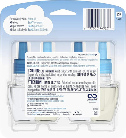 Febreze Odor-Eliminating Fade Defy PLUG Air Freshener Refill, Bora Bora, (2) .87 fl. oz. Oil Refills