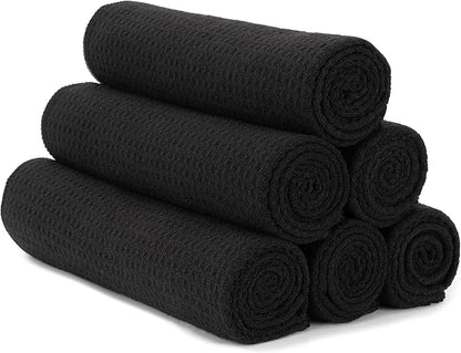 S&T INC. Microfiber Gym Towels, Yoga Towel for Home and Gym Bag, 16 Inch x 27 Inch, 6 Pack