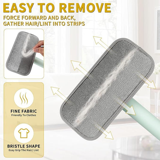 Pet Hair Remover – Reusable Lint Remover for Dog and Cat Hair Electrostatic Lint Brush Magic Pet Hair Removal Tool for Clothes, Couch, Carpet, Car, Rugs, Bedding, Fabric Furniture
