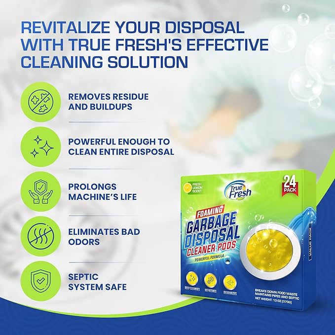72 Tablets Combo Pack – 48 Dishwasher & Washing Machine Cleaner Tablets + 24 Garbage Disposal Cleaner & Deodorizer Tablets- Removes Limescale, Buildups and mineral deposits
