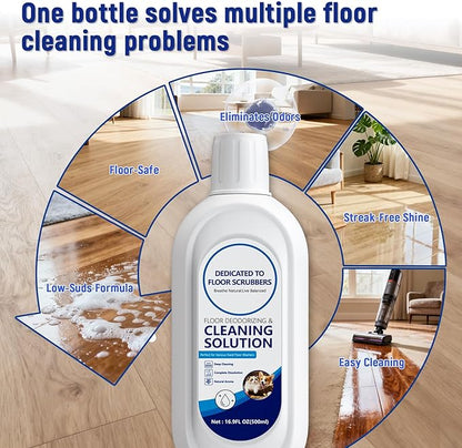Multi-Surface Floor Cleaning Solution Compatible with Tineco iFLOOR 2/3/5 & FLOOR ONE S3/S5/S6/S7 PRO, Low Foam Floor Cleaner for All Cordless Wet/Dry Vacuum & Robot Vacuums Mop (2 Bottle, Original)