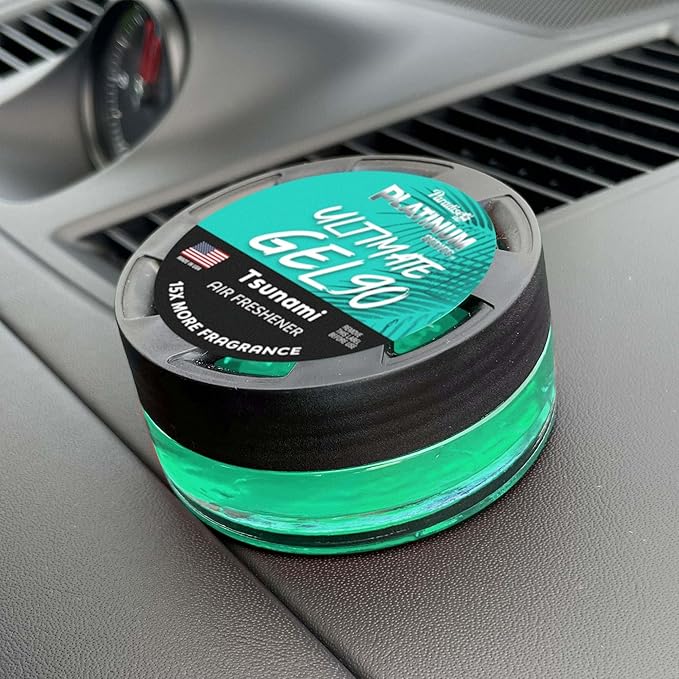 Paradise Air Platinum Series Ultimate Gel 90 Air Freshener, Net Weight 30g, Tsunami (4 Pack)