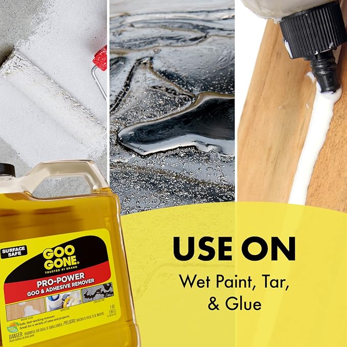 Goo Gone Pro-Power - Professional Strength Adhesive Remover - 32 Fl. Oz. Jug