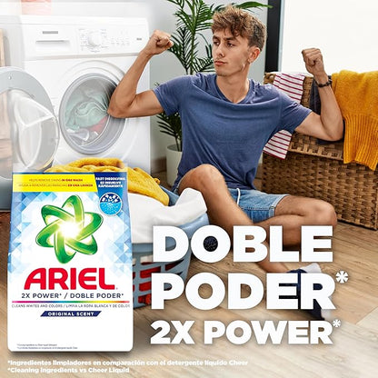 Ariel Powder Laundry Detergent, Original Scent, 211 oz, 132 Loads
