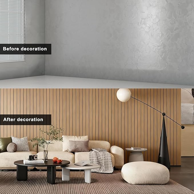 3D Wall Panels Peel and Stick – 15.74"x24FT PVC FauxWood Grain Texture, Self Adhesive Waterproof Wall Covering, DIY Accent Wall, Sofa Background Backsplash & Modern Home Decor, Covers 31.5 sq.ft