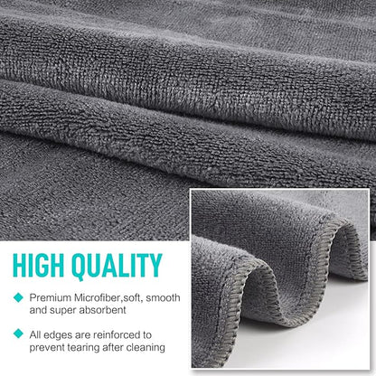 SINLAND Microfiber Gym Towels Super Absorbent Compact Travel Workout Towel Quick Dry Camping Sweat Towel for Sports Beach Swimming Backpacking Hiking and Yoga Men Women 16 Inch X 32 Inch