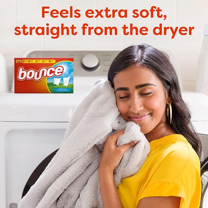Bounce Dryer Sheets, 330 count, Outdoor Fresh Scent, Fabric Softener Sheets, Reduces Static, Softens and Fights Wrinkles