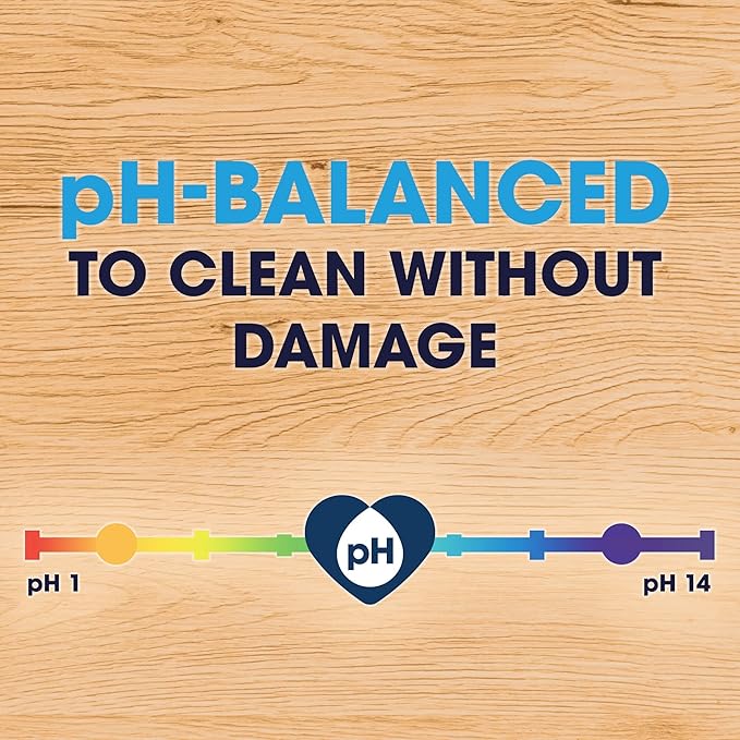 Pledge pH-Balanced Multisurface Spray, Gently Clean 101 Surfaces, Remove Dust and Messes, No Residue - Rainshower Scent, 9.7oz (Pack of 12)