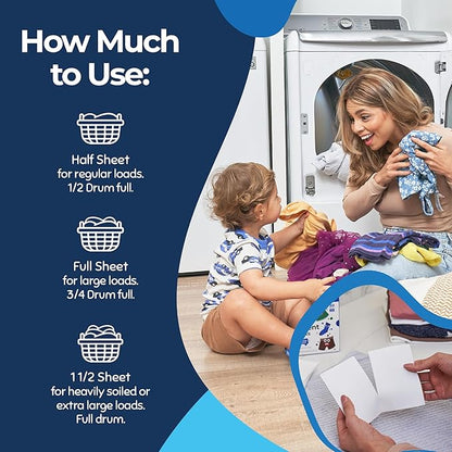 Miss Mouth’s Messy Eater Stain Treater Stain & Suds Duo Pack - 3 Pack Spray and 30 Pack Detergent Sheet bundle - Newborn & Baby Essentials - Food, Grease, Coffee Off Laundry, Underwear, Fabric