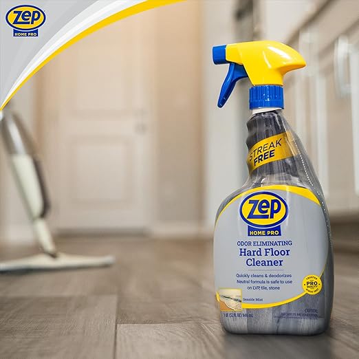 Zep Home Pro Odor Eliminating Hard Floor Cleaner 32oz (Pack of 1) R61206 - Remove dirt, odors, and grime from hardfloors with our quick-drying and streak-free formula