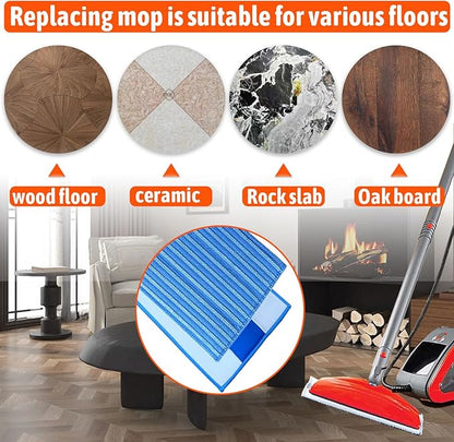 4 Pack Mop Pads Compatible with HAAN Steam Cleaning mop Reusable Microfiber Pads Replacement for HAAN FS, SI and MS Series Steamers