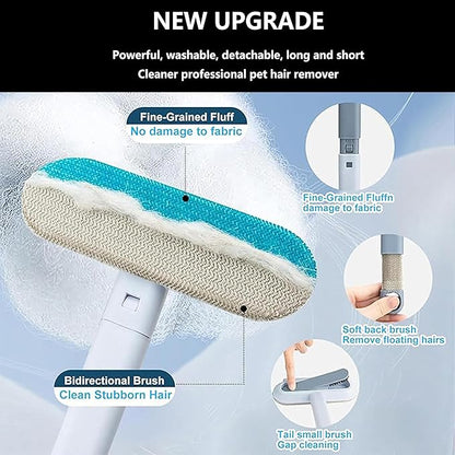 Pet Hair Removal Glove for Dogs & Cats – Upgraded Reusable Electrostatic Fur Remover Tool for Clothing, Furniture, Couch, Carpet, and Car Seats
