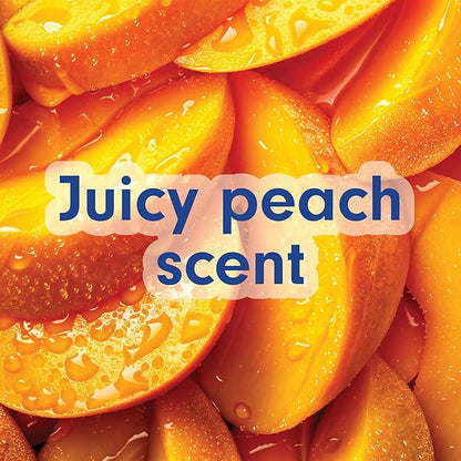 Softsoap Juicy Peach Liquid Hand Soap, Kitchen and Bathroom Hand Soap, Rich Fruity Scent, 50 fl oz Refill Bottle