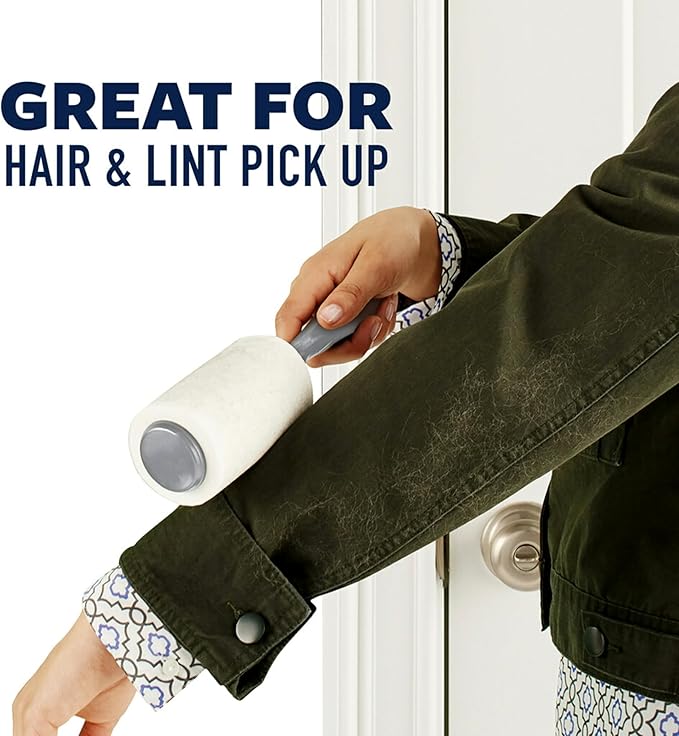 Scotch-Brite Lint Roller, Works Great On Pet Hair, 2 Rollers, 56 Sheets Per Roller, 112 Sheets Total