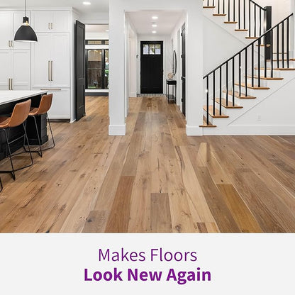 Rejuvenate Professional Wood Floor Restorer Fills Scratches, Shines And Protects Wood Flooring For A High Gloss Shine, 32 Ounces, 6 Pack