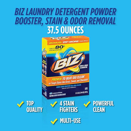 Biz Stain & Odor Eliminator, 37.5 Ounce