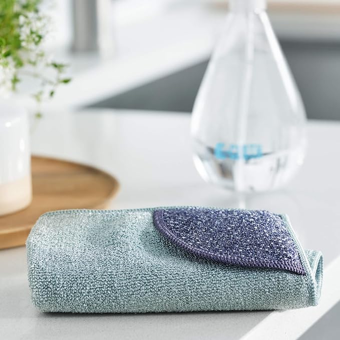 E-Cloth Kitchen Microfiber Cleaning Cloths, Single Pack, Green