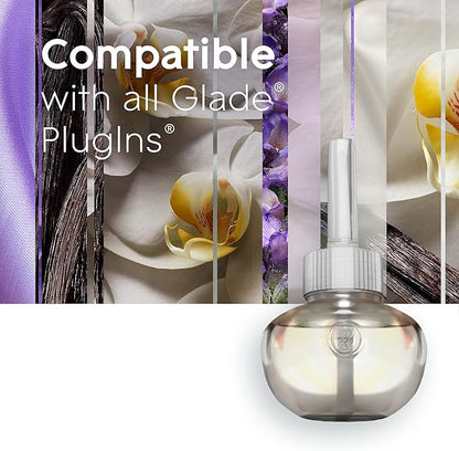 Glade PlugIns Refills Air Freshener, Scented and Essential Oils for Home and Bathroom, Lavender & Vanilla , 1.34 Fl Oz, 2 Count (Pack of 1)