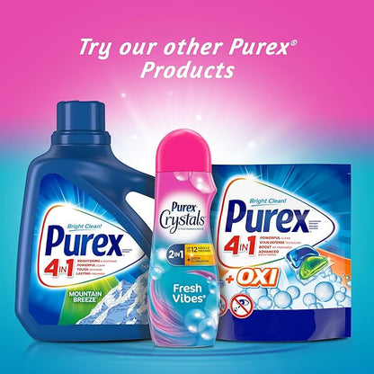 Purex Crystals In-Wash Fragrance and Scent Booster, Fresh Vibes, 21 Ounce, 4 Count