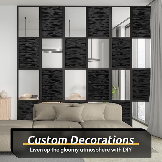 rabbitgoo Blackout Window Film, Sun Light Blocking Window Black Out Cover for UV Reduction, Removable Tint Room Darken Heat Control Frosted Glass Sticker for Home, Black, 11.8 x 78.7 Inches