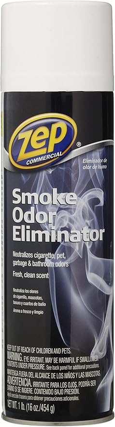 Zep Commercial Smoke Odor Eliminator 16 Ounce - 2-Pack