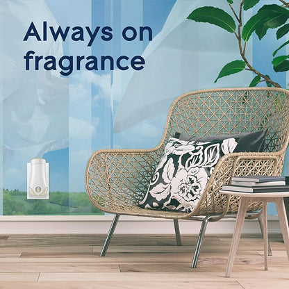 Glade PlugIns Refills Air Freshener, Scented and Essential Oils for Home and Bathroom, Clean Linen, 3.35 Fl Oz, 5 Count