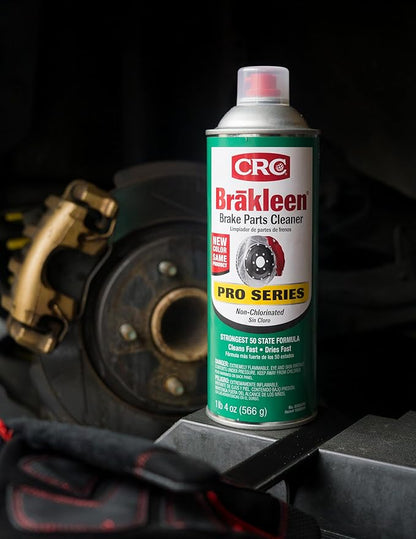 CRC Brakleen 1003663 Brake Cleaner Spray BPC Pro Series Non-Chlorinated 50 State Formula, 20 oz, [1 Pack]
