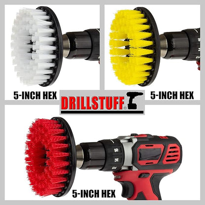 Cleaning Supplies - Drill Brush - Leather Cleaner - Shower Door - Upholstery - Carpet - Bathroom Accessories - Shower Cleaner - Bathtub - Tile - Outdoor - Scrub Brush - Garden - Bird Bath - Granite