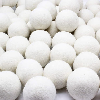 Wooland Wholesale Bulk Laundry XL Premium Wool Dryer Balls - 100% New Zealand Organic Wool Natural Fabric Softener for Sensitive Skin, Babies (150 Count)