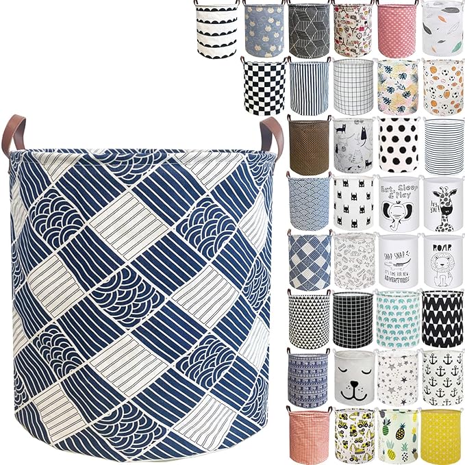 Collapsible Laundry Basket in Bedroom Waterproof Laundry Hamper in Bathroom Large Laundry Bag in College Dormitory Cloakroom Livingroom Nursery Toy Bin (Laundry Hamper-Bathroom-001)