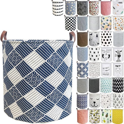 Collapsible Laundry Basket in Bedroom Waterproof Laundry Hamper in Bathroom Large Laundry Bag in College Dormitory Cloakroom Livingroom Nursery Toy Bin (Laundry Hamper-Bathroom-001)