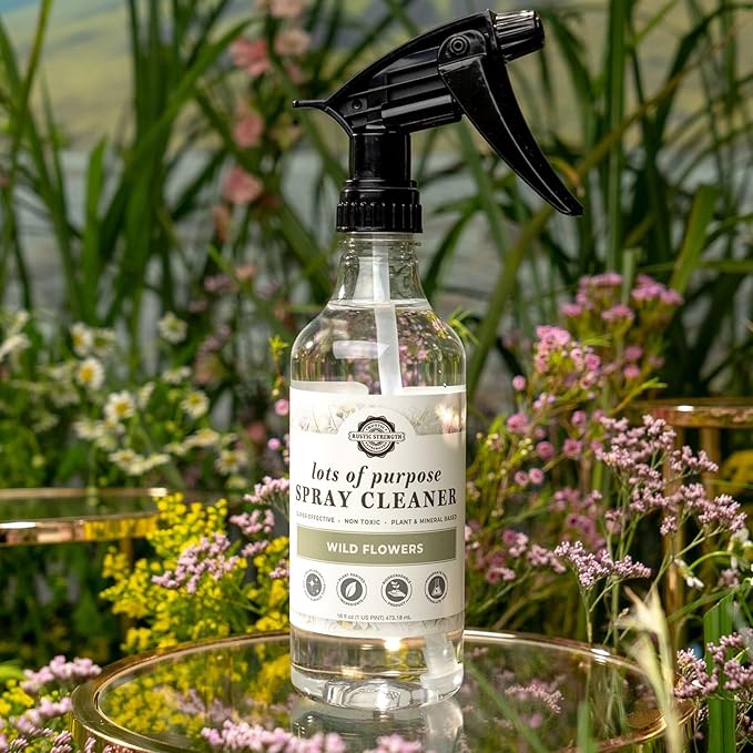 Rustic Strength Lots of Purpose Spray Cleaner, Wild Flowers, 16 oz