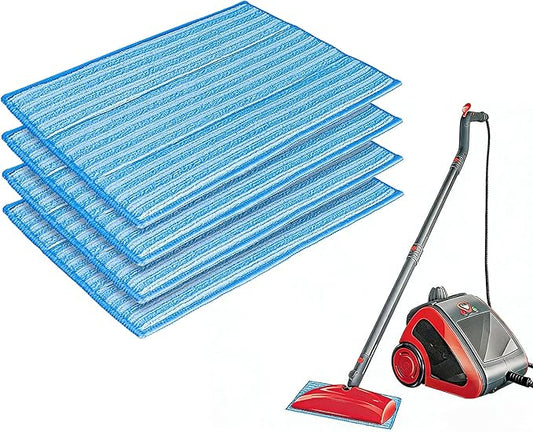 Steam Mop Pads for HAAN SI-40 SI-70 SI-35 Replacement Cleaning Pads for RMF4X RMF2X FS, SI and MS Series Steamers Ultra-Microfiber