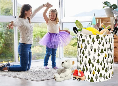 Round Laundry Basket Storage Bins Nursery Hamper Gift Baskets for Home,Office,Home Decor
