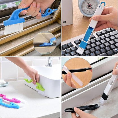 TuTuYa 11PCS Crevice Cleaning Brush, Small Gap Cleaning Brushes Set Ideal for Cleaning Kitchen, Bathroom,Window Grooves, Corners, Sinks, Washbasins, Faucets, Bathtubs, Stove and Tiles