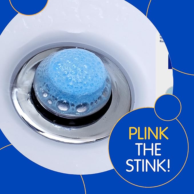 Plink Fizzy Drain Cleaner, 6 Count (Pack of 2), Lemon Scent