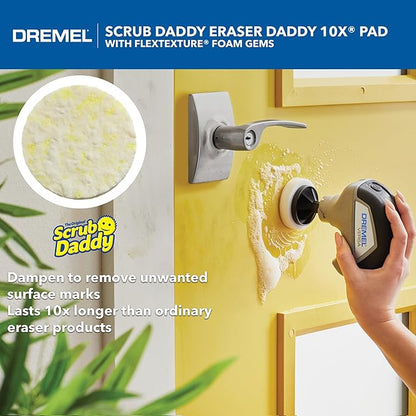 Dremel Versa 5-Pack Scrub Daddy Cleaning Sponge Pads, Variety Pack for Multi-Surface Cleaning, for use in Kitchen, Household and Bathroom - Compatible with Versa Power Scrubber Tool, PC360-5