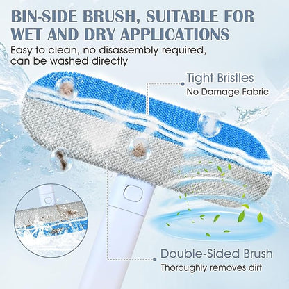 Pet Hair Remover 4 in 1, Pet Hair Remover Brush for Furniture, with Carpet Rake and Lint Rollers Use for Couch, Carpet, Furniture, Bedding, Car Interior Cleaning